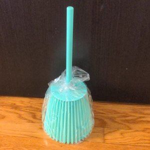 Flying Tiger Copenhagen Mint Green MOMA modern Toilet Bathroom Brush Plisse